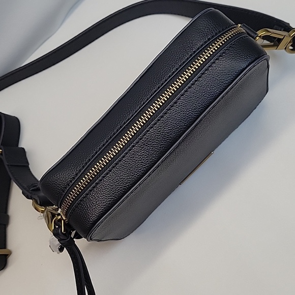 NWT Fossil Bryce Small Crossbody Black Leather Bag - Picture 11 of 17